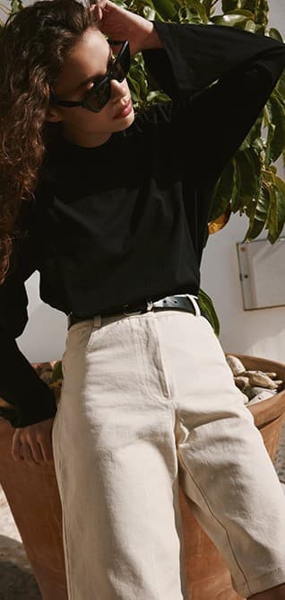 Modelka prezentująca kolekcję